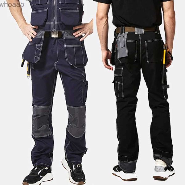 Pantalones de hombre Pantalones de trabajo para hombres Ingeniero Ropa de trabajo Ropa Pantalones de carga tácticos Pantalones de herramientas profesionales para exteriores de lujo con múltiples bolsillos YQ231201