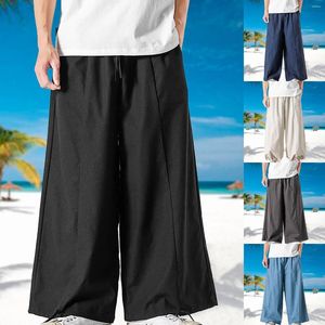 Pantalon pour hommes entraîne la formation d'été grand coton harlan japonais