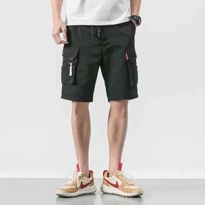Pantalons pour hommes Shorts de travail pour hommes Summer Slim Trendy Instagram Brand Trendy gras lâches Pantalon rabaddé surdimensionné Y240422