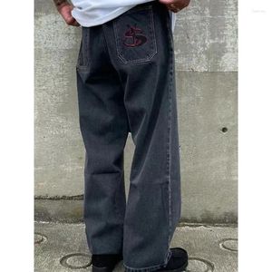 Pantalon masculin Y2K American Street Skateboard Letter