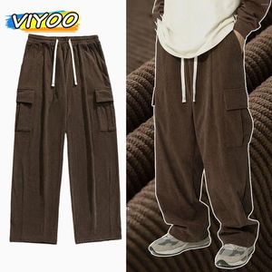 Pantalon pour hommes Y2K Hip Hop Jogging Casual Baggy Cargo Mens Mens Pantalons de survêtement