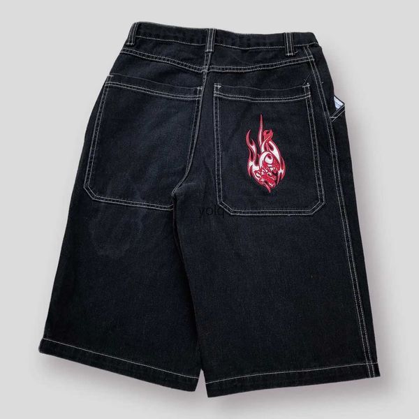 Pantalones para hombres Y2k Shorts para hombre Hip Hop Gráfico de gran tamaño Baggy Denim Gym Verano Nuevo Harajuku Rock Gothic Baloncesto Streetwearyolq