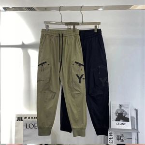 Pantalon masculin y3 22SS motif décontracté sports multiples poches imprimer les salopettes autographes 230307