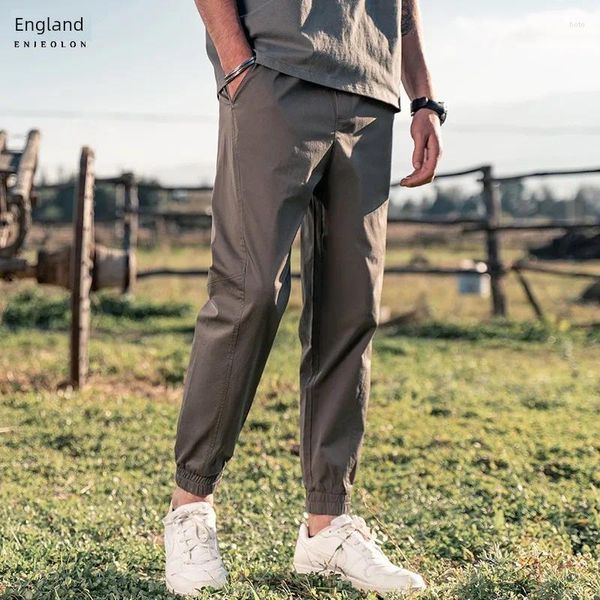 Pantalon masculin yingjuelun 2024 produit mince décontracté collants de jambe droite simple marque à la mode neuf divisions