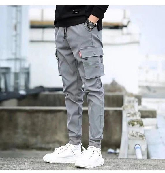 Pantalons pour hommes Jeunes Casual Baggy Business Gentleman Cargo Tide Bound Foot