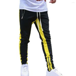 Pantalons pour hommes Jeunes hommes Été Slim Fit Pantalons de survêtement Taille élastique Usage quotidien Longueur cheville