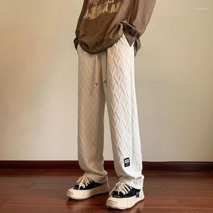 Mannen Broek-Jeugd 3D Ruit Koreaanse Mode Baggy Joggingbroek Herfst Harajuku Zwart Zweet Japanse Streetwear Joggers