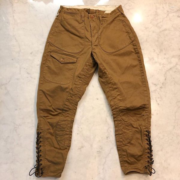 Pantalones para hombres Monos juveniles Pantalones casuales sueltos Algodón lavado con múltiples bolsillos Plástico puro Encuadernación corporal 9 puntos Hombres