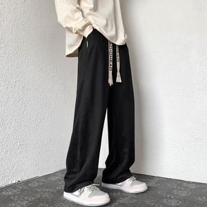 Pantalones de hombre-jóvenes Y2k Harajuku Joggers 2022 otoño suelto Casual holgado sudor moda coreana Vintage pantalones de chándal