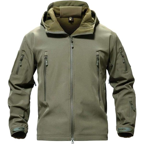 Parka bomber pour hommes, veste en laine douce et légère, manteau en Polyester, taille S-XXL 3P60E