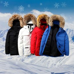 Men's Parkas Coats Mens Womens Down Jacket Veste Femme Homme Hiver Jassen Puffer Big Fourrure Fourrure Manteau Hiver Couple Parka Manteau