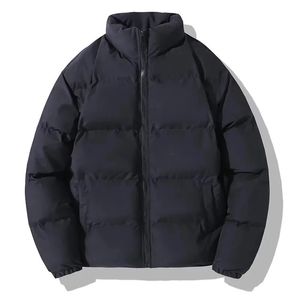 Parka's voor heren Dikke 2023 winter mode casual losse oversized warme jassen opstaande kraag effen kleur parka streetwear 5XL 231229