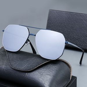 Lunettes de soleil pilote pour hommes 2023 nouveau rétro haute qualité cadre en métal Vision nocturne lunettes de conduite lunettes de pêche polarisées UV400