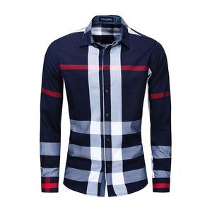 Chemises à carreaux pour hommes boutonné t coupe régulière à manches longues flanelle chemise décontractée hommes veste manteau hauts pour hommes grande taille FM199270Q