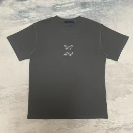 Maglietta da uomo Plus Designer T-shirt Polo Girocollo ricamato in puro cotone Moda parigina pop hip hop Camicia di qualità H 3XL