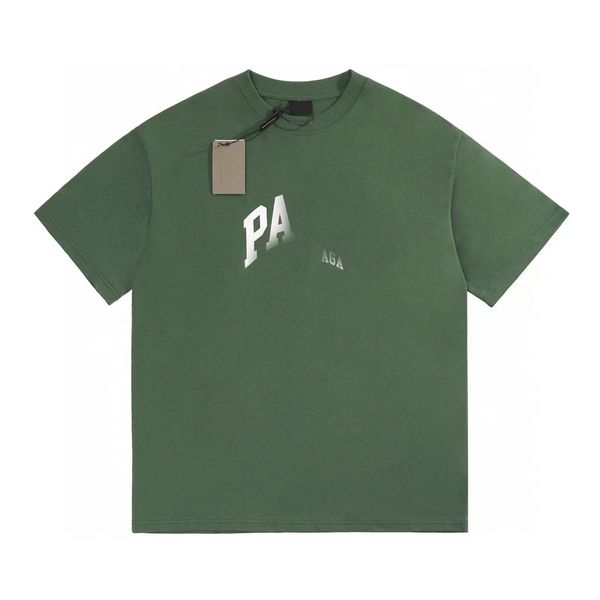 T-shirts Paris Plus pour hommes Polos Col rond brodé et imprimé vêtements d'été de style polaire avec t-shirt de mode de rue en pur coton pour hommes