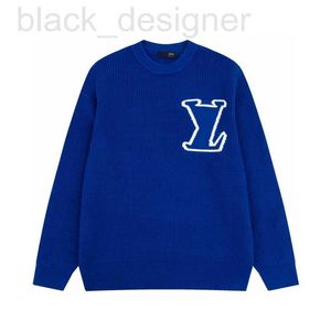 Heren Grote maten hoodies Sweatshirts Designer Jacquard Letter Gebreide trui in herfst / winter Acquard breien Hine E Op maat Jnlarged Detail Ronde hals Katoen IC1Y