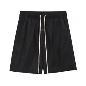 Short chaud de grande taille pour hommes, vêtements d'été de style polaire avec plage hors de la rue, pantalons décontractés en pur coton r2rfy