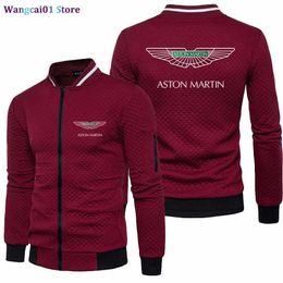 Hommes grande taille vêtements d'extérieur manteaux hommes veste zippée automne nouveau F1 Aston Martin Jersey Formule 1 Jersey veste Extre Sports Fan Jersey coton veste 0316H23