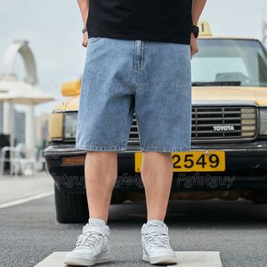 Heren Plus Size Broek 2021 Zomer Shorts Big 32-48 Fashion Casual Denim korte broek voor 150kg Fat Guy kleding