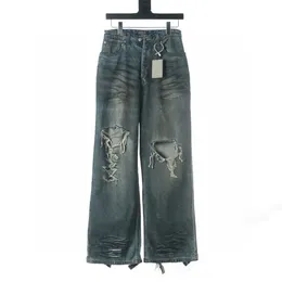 Grote maten herenbroek 2023ss Ongewassen zelfkant Heren Raw Denim Jeans Hoge kwaliteit Indigo Kleine hoeveelheid Groothandelsprijs Japanse stijl Katoen Japan ROOD f566e6