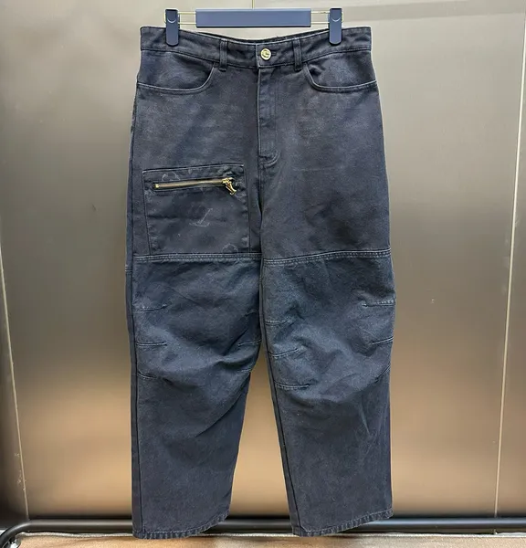 Pantalon de taille plus masculin 2024SS Selvedge non lavée pour hommes bruts jeans denim indigo petite quantité prix en gros prix japonais coton japon rouge 05gd36