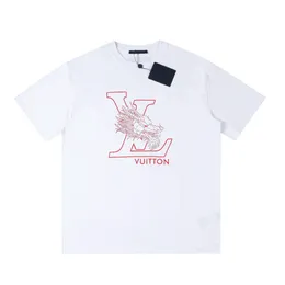 T-shirts pour hommes Polos Col rond brodé et imprimé style polaire vêtements d'été avec street pur coton 2Ese