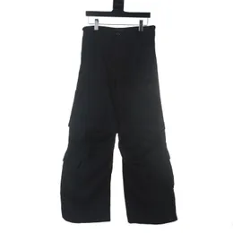 Pantalon de taille plus masculin Round Coul Broidé et Polar de style polaire imprimé avec Street Pure Cotton 41E1OI