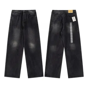 Pantalon de taille plus masculin Round Coul Broidé et de style polaire imprimé Usure d'été avec Street Pure Cotton 4 Cyy9642 42G