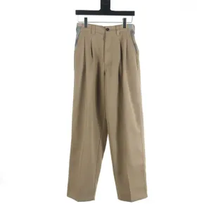 Pantalon grande taille pour hommes, col rond, brodé et imprimé, style polaire, vêtements d'été avec street pur coton, r22 3x33