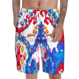 Heren plus size shorts Nieuwe Europese zomer strandbroek losse shorts Sea Surfing broek Trendy volledige patroon 3D -print