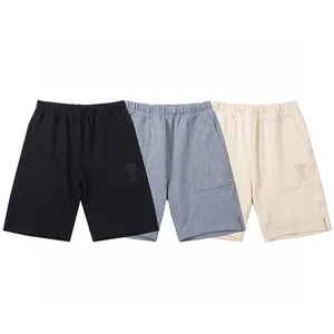 Shorts grande taille pour hommes vêtements d'été de style polaire avec plage hors de la rue pur coton 22r