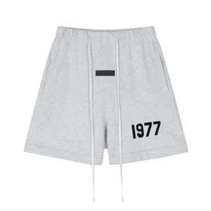 Shorts grande taille pour hommes vêtements d'été de style polaire avec plage hors de la rue pur coton bmf4