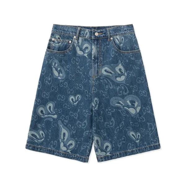 Shorts de taille plus masculine de style polaire de style polaire avec plage hors de la rue coton pur 22rwf