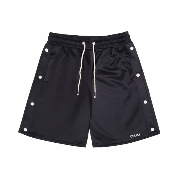 Shorts de taille plus masculine de style polaire de style polaire avec plage hors de la rue coton pur 2eef