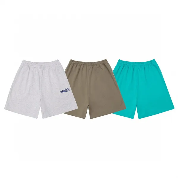 Shorts grande taille pour hommes vêtements d'été de style polaire avec plage hors de la rue pur coton r3rf