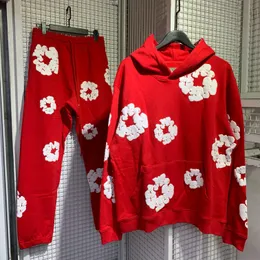 Les pulls de taille plus masculine en automne / hiver tricot à tricot Hine E Custom Jnlarged Detail Crew Nou Cotton G4D34