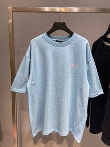 T-shirt Plus pour hommes Tees Polos Col rond brodé et imprimé vêtements d'été de style polaire avec t-shirt en pur coton de rue 22