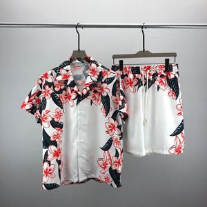 Heren Plus Tees Polo's 2023 Zomer Nieuwe Mode T-shirt met ronde hals Katoen Shirt met korte mouwen Hawaiian Beach Print Shirt Shorts sportpak u8d833