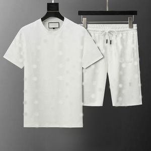 Hommes Plus Tees Polos 2024 Été Nouvelle Mode Col Rond T-shirt Coton Chemise À Manches Courtes Chemise Hawaïenne Imprimé Chemise Shorts sportsM-3XL