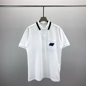 T-shirts pour hommes Polos 2024ss 100 coton Polo de golf pour hommes Polo vierge brodé de haute qualité Camisas Polyester hommes quantité col roulé x544t