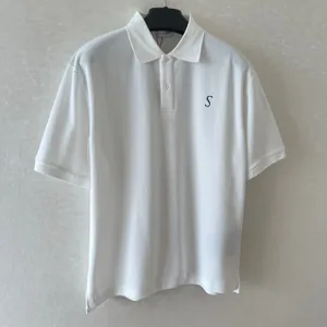 Men's Plus Tees Polos 2024SS 100 Coton Mens Golf Polo Polo Vier