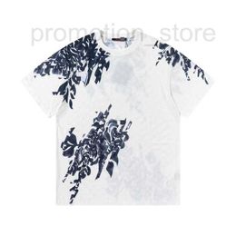 Men's Plus Tees Polos Designer Chaopai 2024 Ink Jacquard Letter Summer NOUVEAU ET T-shirt à manches courtes rondes pour femmes