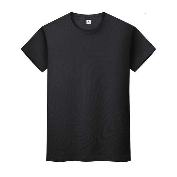 Camisetas Plus para hombre Polos Diseñador Camiseta de algodón puro Impreso con cuello redondo de alta gama Manga corta Publicidad grupal Camisa cultural Ropa de trabajo Impresión de bordado