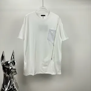 T-shirts pour hommes Plus Polos Hip Hop Muscle Fit Ourlet incurvé Coton blanc Impression personnalisée Hommes Femmes T-shirt Casual Quantité Tendance taille: XS-xL 355r