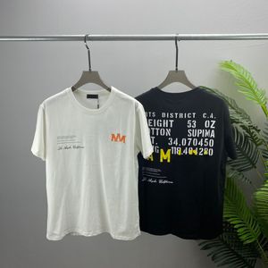 Men's Plus Tees Polos suéter de punto con letras en otoño / invierno 2022 máquina de tejer e Detalle personalizado cuello redondo algodón o1e