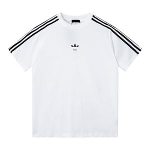 T-shirts Plus pour hommes Polos lettre pull tricoté en automne / hiver 2023 machine à tricoter e détail personnalisé ras du cou coton qw01