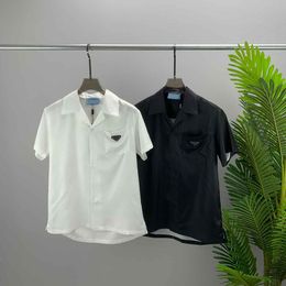 Plus-T-shirts voor heren Polo's Ronde hals, geborduurd en bedrukt, zomerkleding in polaire stijl met straatzuiver katoen hu7