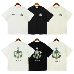 T-shirts Plus pour hommes Polos Col rond brodé et imprimé style polaire vêtements d'été avec street pur coton 32686867
