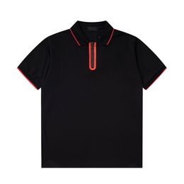 T-shirts Plus pour hommes Polos Col rond brodé et imprimé vêtements d'été de style polaire avec des polos en pur coton de rue tn 23s 1T